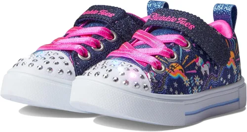 Vista 4 de Skechers Unisex-Child Toes Twinkle Sparks-Unicorn Sunsh Sneaker