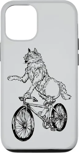 Vista 28 de Wolf Cycling Bicycle Funny Animal Cyclist Biking Bike Case for iPhone 17