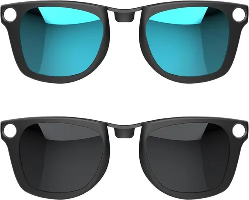 Vista 14 de 2 clips polarizados para Ray-Ban Meta Wayfarer y Gen 2 (RW4006/RW4012, talla M, 50-22), clip de cambio de color para protección UV Meta Wayfarer Gen