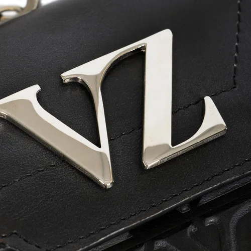 Vista 6 de VELEZ Cartera de cuero genuino para mujer FBM 02 Negro S