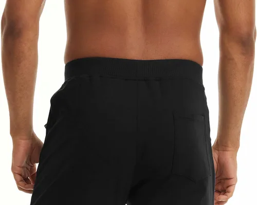 Vista 7 de MAGCOMSEN Pantalones capri deportivos 34 para hombre con bolsillos con cremallera longitud a la rodilla pantalones cortos de entrenamiento
