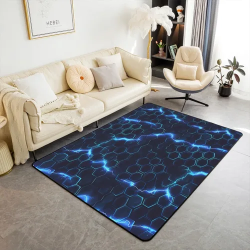 Vista 7 de Alfombra decorativa de bailarina para interiores, tapete de ballet y danza, fundas de cojín, elegante alfombra de área de bailarina de 3 x 5 pies