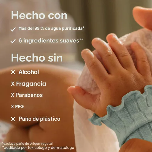 Vista 3 de The Honest Company Toallitas hipoalergénicas multiusos para bebé con piel sensible, patrón divertido, 720 unidades Pattern Play