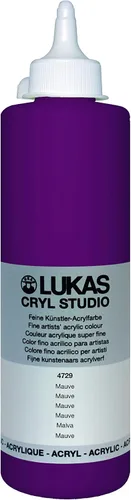 Vista 5 de Lukas CRYL Studio Artist - Pintura acrílica para artistas, Alizarín Carmesí, tubo de 125 ml - Pinturas acrílicas de alto pigmento para pintura