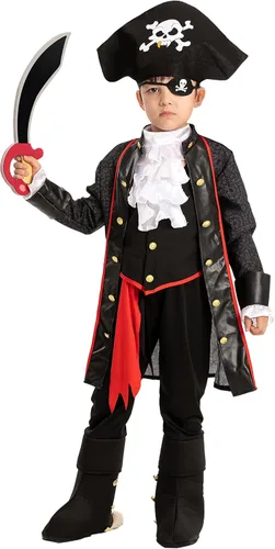 Vista 3 de Spooktacular Creations disfraz de pirata para niño