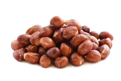 Vista 8 de Cacahuetes de piel roja asados sin sal (bolsa de 1 libra)