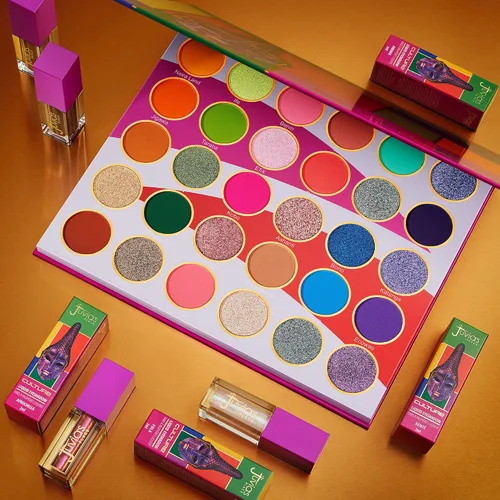 Vista 7 de Juvia's Place Culture Duochrome - Sombra de ojos líquida multicolor con purpurina para brillo, maquillaje brillante para ojos, kit de maquillaje