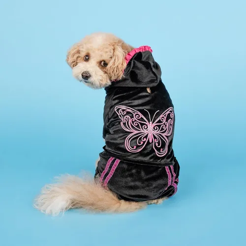 Vista 4 de Doggy Parton Traje deportivo Sparkle Butterfly - M