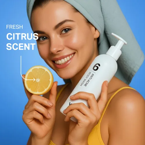 Vista 7 de Y'OUR Gel de baño antiacné de aloe vera Fórmula suave y no seca Suaviza la textura y unifica el tono Limpia el bacne y los brotes para mujeres