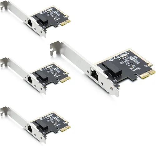 Vista 22 de 10Gtek Mini PCIe 1G Ethernet Tarjeta de Red (Intel I210AT), con luz LED, longitud de cable de 30 cm, puerto único RJ45, interfaz Mini Pice,