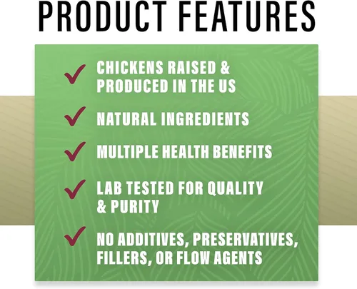 Vista 4 de Perfect Organic - Caldo de hueso de pollo en polvo, caldo de pollo bajo en sodio, caldo de hueso paleo y keto en polvo (11.64 oz), 30 porciones