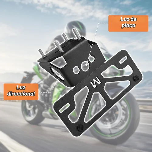 Vista 4 de Kit de soporte para placa de matrícula Fender Eliminator compatible
