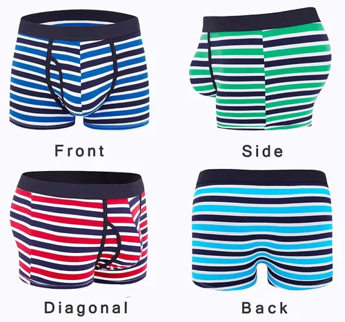 Vista 3 de Aserlin - Calzoncillos para hombre (5 unidades, algodón, sin recorrer)