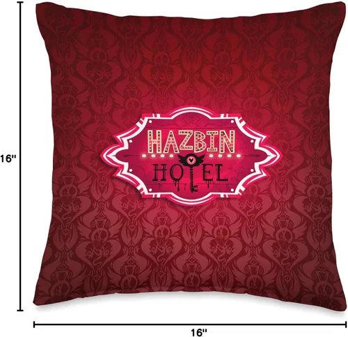 Vista 4 de Hazbin Hotel - Almohada con logo