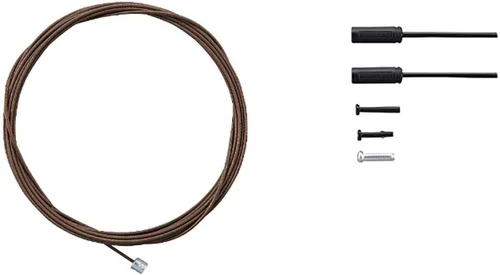 Vista 3 de Shimano Cable interno de cambio recubierto de polímero 1.2Mm X 2500Mm Cables de bicicleta cables-y-carcasa de cambio de bicicleta