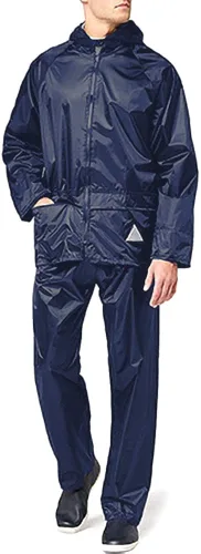 Vista 5 de Result Traje para lluvia impermeable peso pesado para hombre traje de campera y pantalón