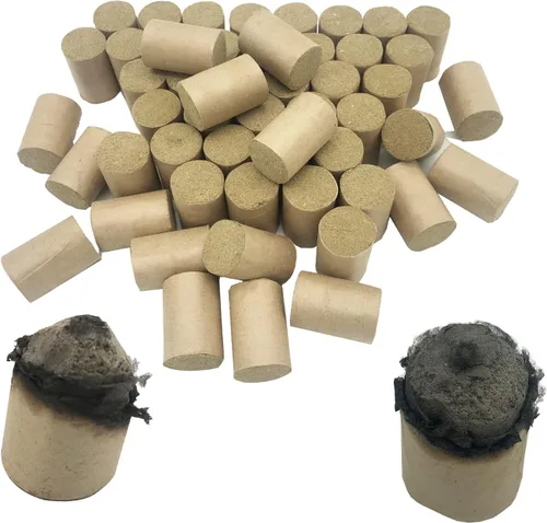 Vista 2 de Pellets para ahumadores de abejas, 108 unidades, herramientas de apicultura, pellets naturales para ahumar, pellets de ahumador de colmena de abeja