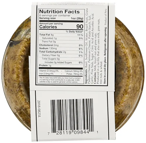 Vista 2 de Cucina & Amore Pesto de albahaca genovesa, 7.9 oz