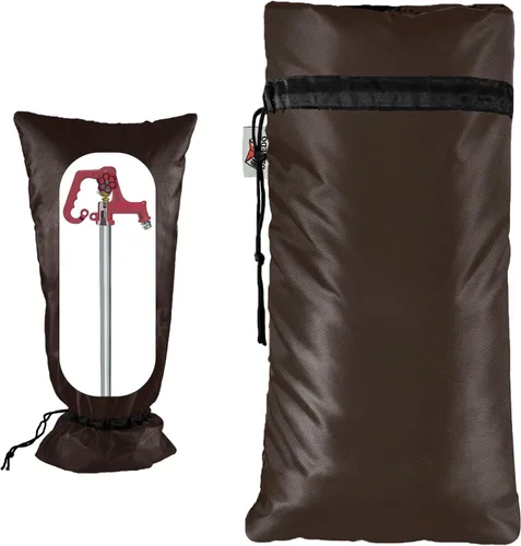 Vista 10 de Cubiertas XXL para grifos al aire libre para invierno, protector anticongelante de 3M Thinsulate para aspersores, 63.5 cm x 33 cm para grifos