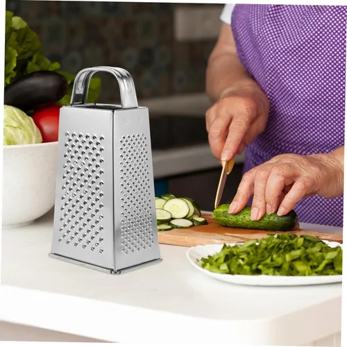 Vista 5 de Housoutil Herramienta de mano de cocina Rallador de acero inoxidable para queso Patata Vegetal