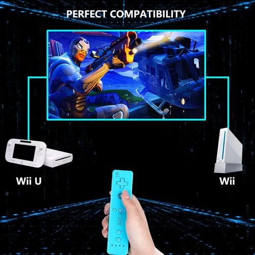 Vista 4 de Yosikr Controller for Wii, Remote Controller for Wii with Silicone Case and Wrist Strap Compatible for Wii/Wii U (2 Pack, White and White)