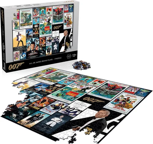 Vista 3 de James Bond - Juego de rompecabezas de 1000 piezas de James Bond Films