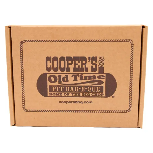 Vista 6 de Cooper's Old Time Pit Bar-b-que - Llano, caja de regalo de salsa y condimento de Texas