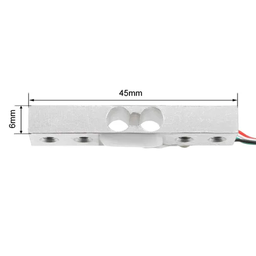 Vista 2 de uxcell Sensor de pesaje de célula de carga con cable de equilibrio electrónico de 10.58 oz para báscula de cocina, báscula de baño de cuerpo humano