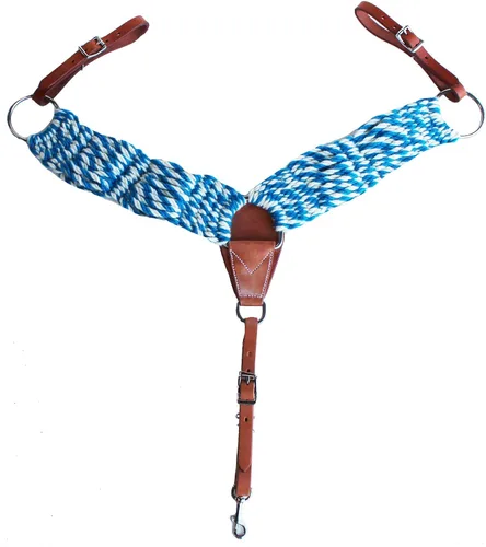 Vista 6 de CHALLENGER Western Mohair 25-Strand Two-Tone Breast Collar Uptugs