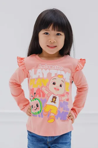 Vista 2 de CoComelon JJ Cody Nina - Paquete de 2 camisetas para bebés y niños pequeños