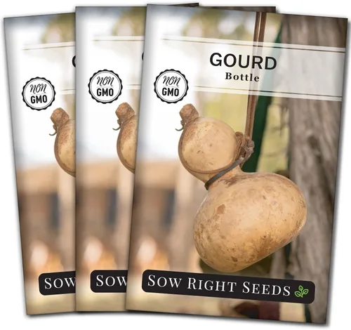 Vista 8 de Sow Right Seeds - Semilla de calabaza en botella para plantar - Paquete de reliquia sin OMG con instrucciones para plantar y cultivar un huerto