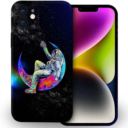 Vista 39 de ZHEGAILIAN Funda compatible con iPhone 11 Pro, funda de planeta astronauta para iPhone 11 Pro, funda suave de TPU con proceso de impresión 3D