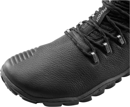 Vista 7 de Vivobarefoot Magna Forest ESC - Zapatillas de senderismo de piel y lana para hombre con suela descalza