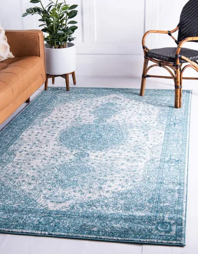Vista 23 de Unique Loom colección Bromley - Alfombra de área Midnight (rectángulo de 2 x 3 pies 1 pulgada, gris oscuro/gris)