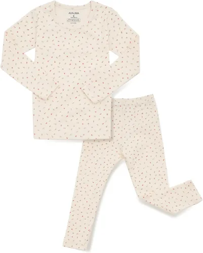 Vista 16 de AVAUMA Conjunto de pijama de algodón para bebés y niñas de 6 meses a 7 años