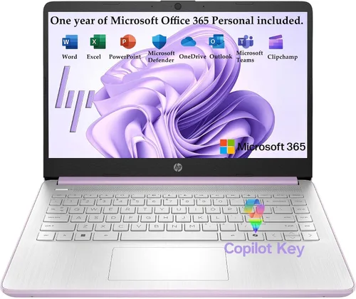 Vista 11 de HP Laptop Essential 2026, procesador Intel, almacenamiento de 128 GB 2-Plateado natural