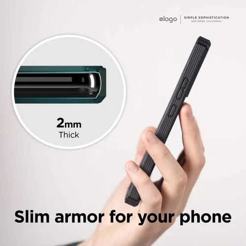 Vista 7 de elago Armor - Funda compatible con Samsung Galaxy S22 de 6.1 pulgadas, protección contra caídas de grado militar de EE. UU., funda protectora
