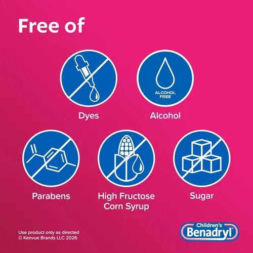Vista 3 de Anti alérgico Benadryl para niños, 1, 1