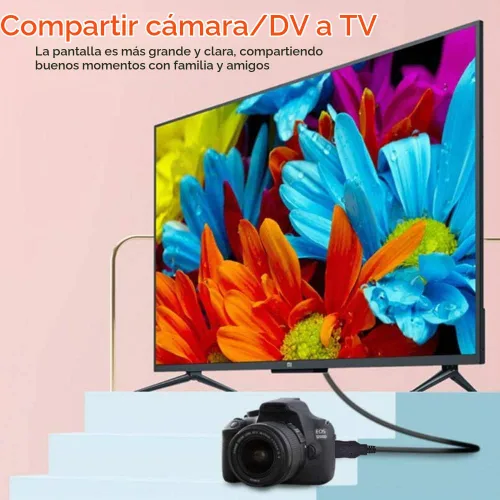 Vista 8 de UC-E6 Cable USB de repuesto para cámara de transferencia de fotos, cable compatible con Nikon CoolPix B500 DSLR cámara digital D3200 D7200 Coolpix