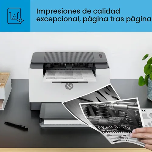 Vista 10 de Impresora láser inalámbrica HP LaserJet M207dw, Blanco y Negro, Dúplex, Ideal para la Oficina