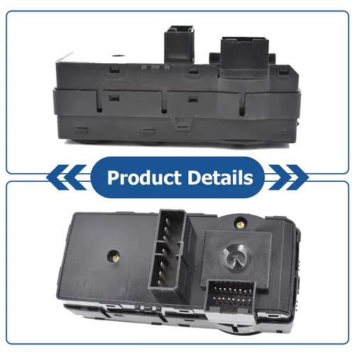 Vista 3 de Silscvtt Black Master - Interruptor de ventana eléctrica de repuesto para G8 GT GXP 4D Sedan 2008-2009 92247215 92225343