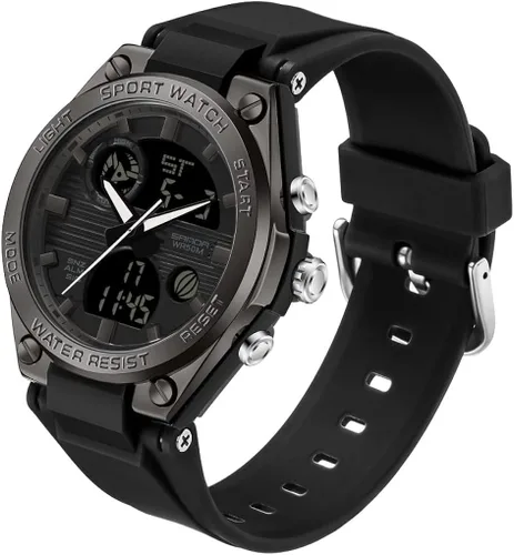 Vista 2 de KXAITO Women's Ladies Outdoor Waterproof Sports Watch Quartz Watch Fashion Bracelet Movement Analog-Digital Display Girls Wrist Watches