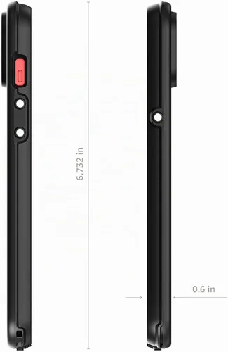 Vista 9 de Ghostek NAUTICAL funda delgada para iPhone 14 Plus a prueba de golpes impermeable con protector de pantalla y imán MagSafe con carga inalámbrica