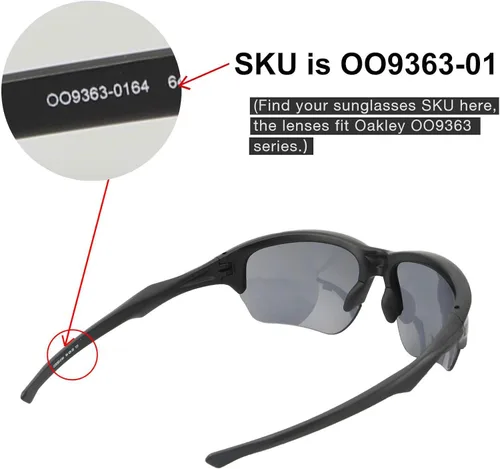 Vista 6 de walleva lentes de repuesto para Oakley Flak Beta anteojos de solMúltiples opciones disponibles