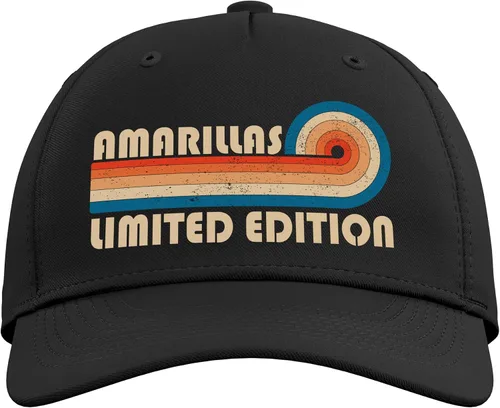 Vista 2 de AMARILLAS Retro 70s 80s Sunset Stripe Adjustable Baseball Hat