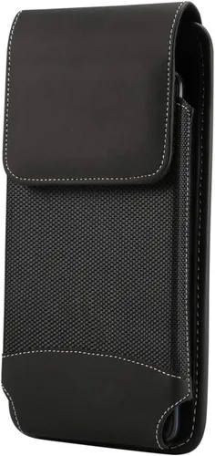 Vista 4 de Funda de cinturón vertical universal móvil para iPhone 11 Pro XS X 8 7 6, bolsa de funda resistente para Samsung s10e/S9/S8/S7/S6