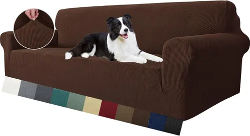 Vista 70 de MAXIJIN Funda elástica para silla con brazos, 1 pieza para sofá o silla de estar, funda antideslizante (31-46 pulgadas), protector de muebles que se