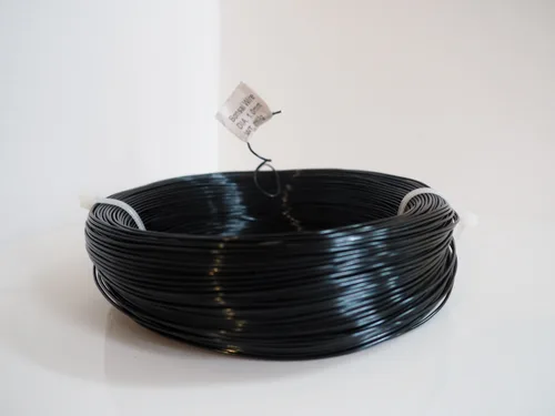 Vista 2 de Alambre de aluminio anodizado de 1.0mm para entrenamiento de bonsái de 250g, rollo grande (114 metros) - Elija su tamaño y color (1.0mm, Negro)