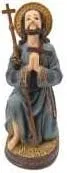 Vista 2 de lufebut zzbbkkzz - Estatua de San Alejo de 8 pulgadas, escultura de San Alejo