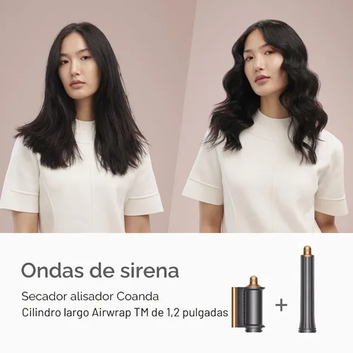 Vista 5 de Dyson Airwrap™ Origin Multi-Styler, Sin Daño por Calor, Barril de 3 cm, Cepillo Redondo, Accesorio Anti-Encrespamiento